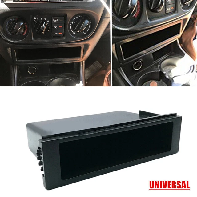 Auto Car Dash Mount Pocket Phone Keys Storage Box CD Case For 1-Din Stereo Radio