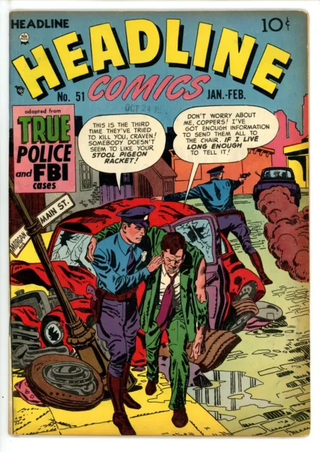 Headline Comics #51 Prize VG+ (1952)