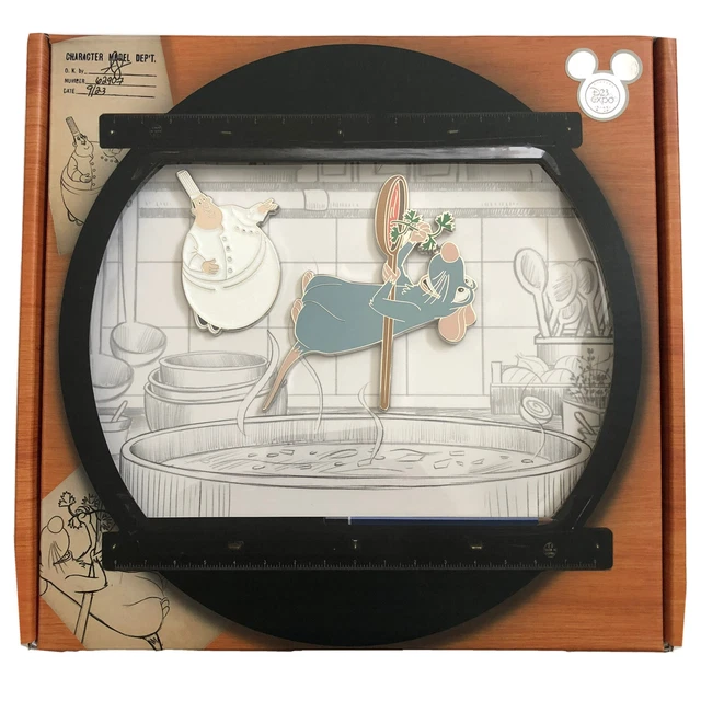 DISNEY D23 EXPO 2022 Ratatouille Remy 15th Anniversary Animator Pin Set ...