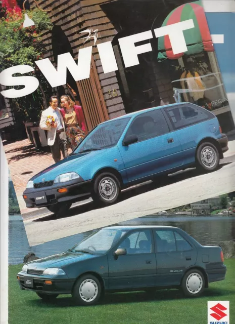 Suzuki Swift 1.3 Gti 16 Valve Gl Glx Ex Brochure March 1988 Uk £8.95 -  Picclick Uk