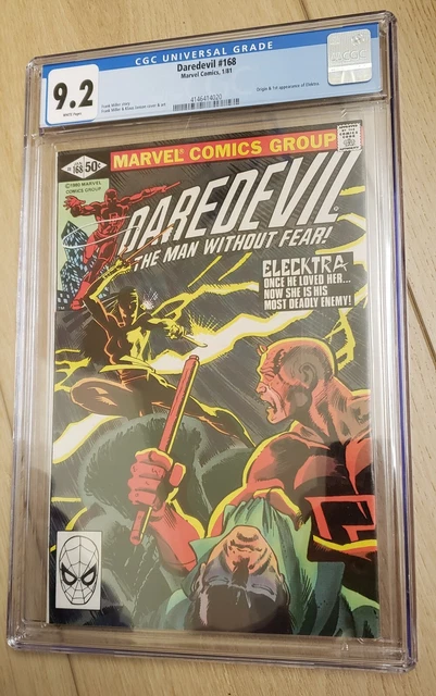 Daredevil #168 CGC 9.2 , 1st Appearance of Elektra 1/81 Marvel Frank Miller