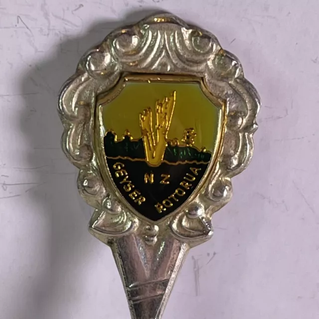 Geyser Rotorua New Zealand Souvenir Teaspoon Spoon - Collectable