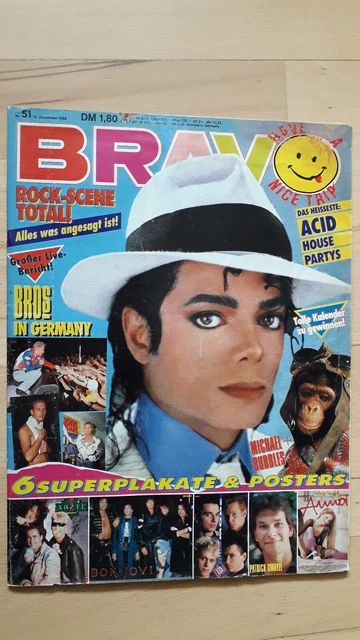 BRAVO Nr.51 vom 15.12.1988 Bros, Depeche Mode, Patrick Swayze, Michael Jackson