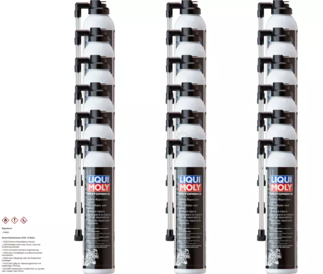 18x Liqui Moly Motorbike Racing Reifen Reparatur Spray Motorrad 300 ml