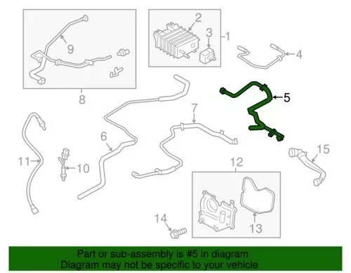 Genuine Ford Evaporative Emissions System Lines EG9Z-9D333-C 2