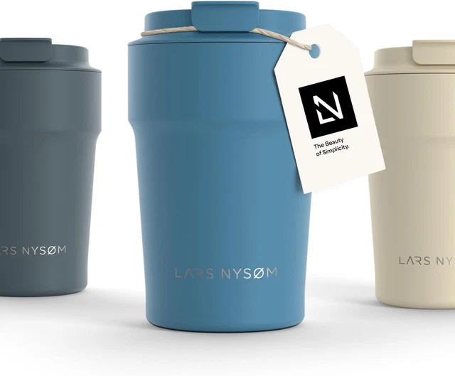 Tazza Termica Da Viaggio CS COSDDI - Doppia Parete Acciaio Inox, Coperchio Antigoccia, Mantiene Caldo E Freddo 6 Ore - Foto 10