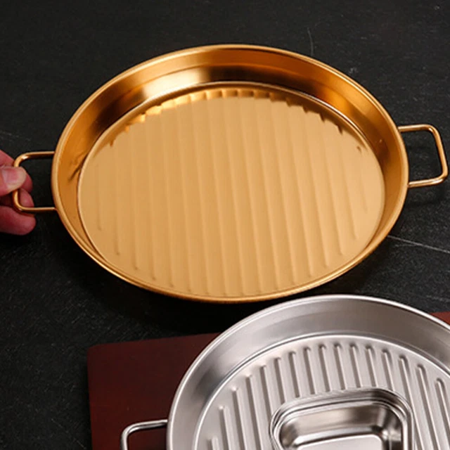Vassoio in acciaio inox - cibo - vassoio metallo - ciotola per servizio acciaio inox - ciotola per snack con