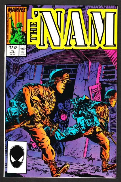 The Nam #10 Marvel Comics Book VF/NM 1987 Vietnam War Military Comic