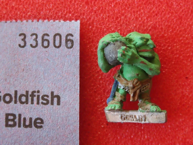 Figurine OOP 1986 – Skull Crusher Mighty Goblin – Trebuchet – Citadel Warhammer