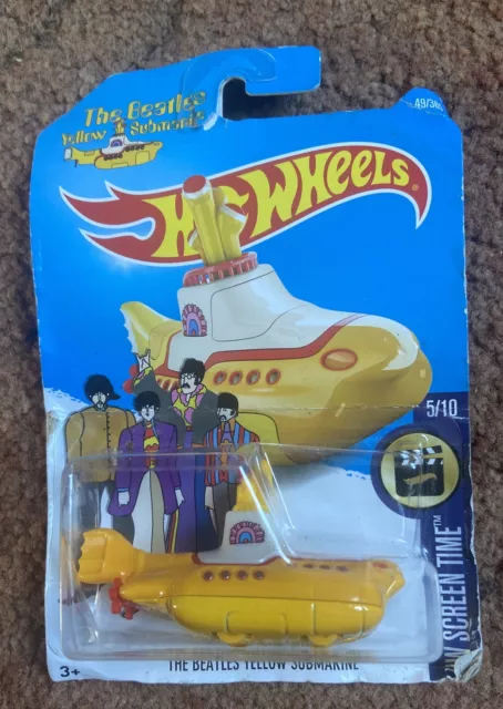 1/64 Heissräder Auto Die Beatles Gelb U-Boot Neu Auf Karte