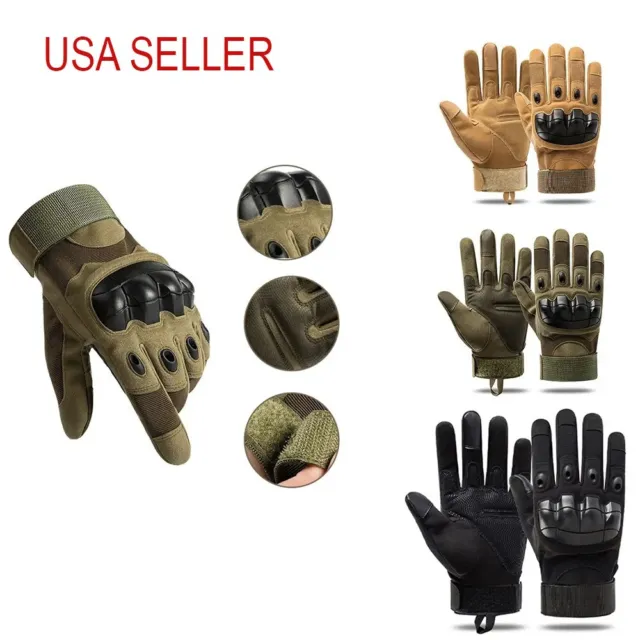 Touch Screen Tactical Motorcycle Sports Full Finger Gloves