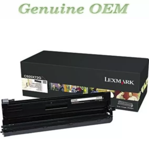 C925X72G Original OEM Lexmark C925 Imaging Unit, Black Genuine Sealed