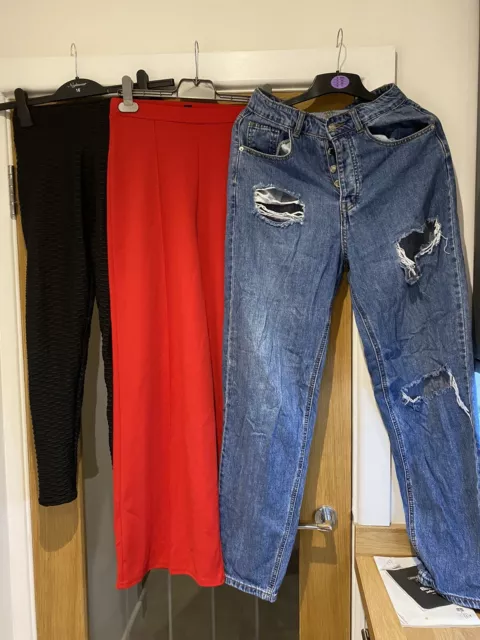 Ladies clothing bundle Jeans Legging s trousers size 6-8