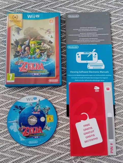 The Legend of Zelda: Wind Waker (Nintendo Selects Wii U). Complete, Tested & VGC