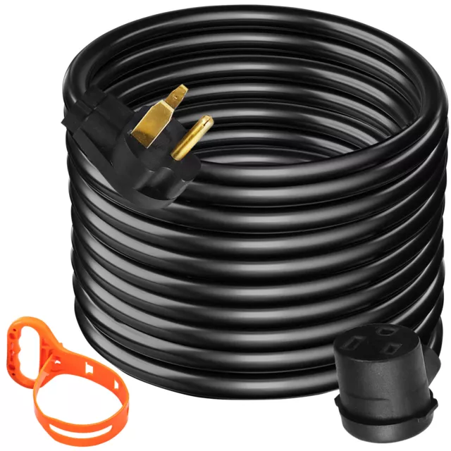 VEVOR 40A 50ft Welder Extension Cord NEMA6-50 8AWG Heavy Duty for MIG TIG Plasma