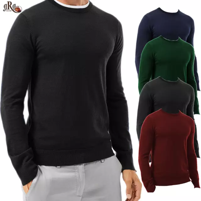 Maglione uomo Invernale Girocollo Lana e Cashmere Maglioncino Casual IDEA REGALO