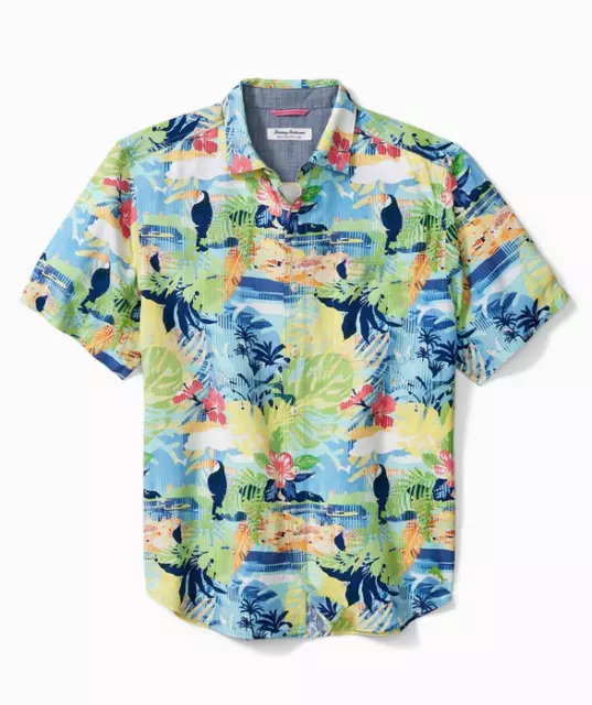 Veracruz Cay Flamingo Camp Shirt in White by Tommy Bahama – Logan's of  Lexington