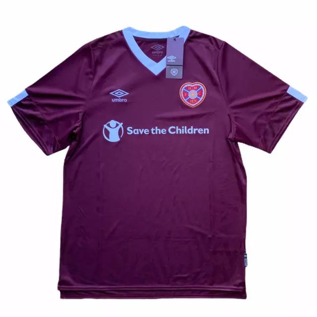 2019 20 Heart Of Midlothian Home Fussball Shirt Erwachsene Herren Hearts Fc * Neu Mit Etikett*