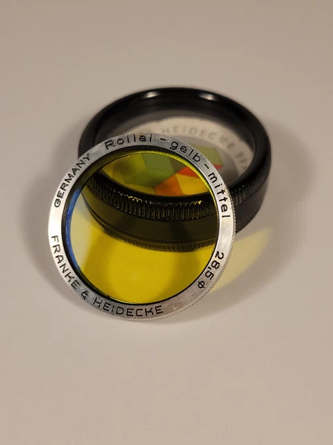 ACCESSOIRE ROLLEIFLEX. FILTRE Jaune Rollei - Gelb - Hell Bay I (RI) ø 28,5. EUR 30,00 - FR