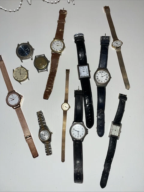 Lot De Pièces Détachées Pour Montres Bracelet - Pour Restauration Horlogère - En L'État