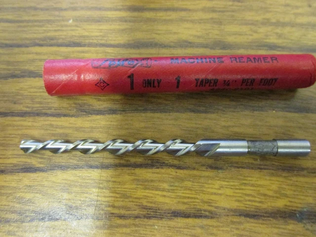 CLEVELAND Size 1 HIGH SPEED TAPER PIN MACHINE REAMER