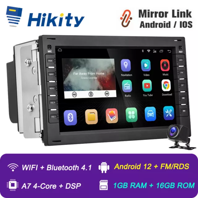 Android 12 Autoradio GPS Navi Kamera Für VW Polo 9N Passat B5 Golf MK4 Sharan T5