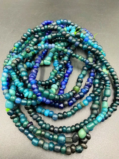 Old Ancient Antique Glass Beads From Ancient Pyu culture period  from Burma 8
