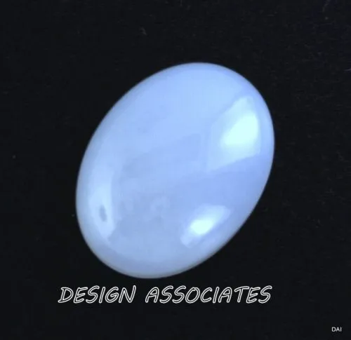 Blue Chalcedony 16 x 12 MM Oval Outstanding Blue Color Cab (173407)