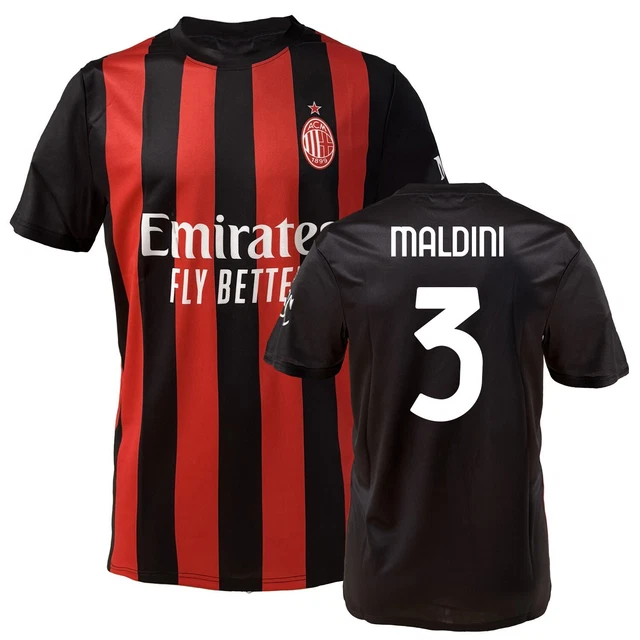 Maillot A. C. Milan 1995 1996 Third Roberto BAGGIO 18 Maldini 3 BARESI