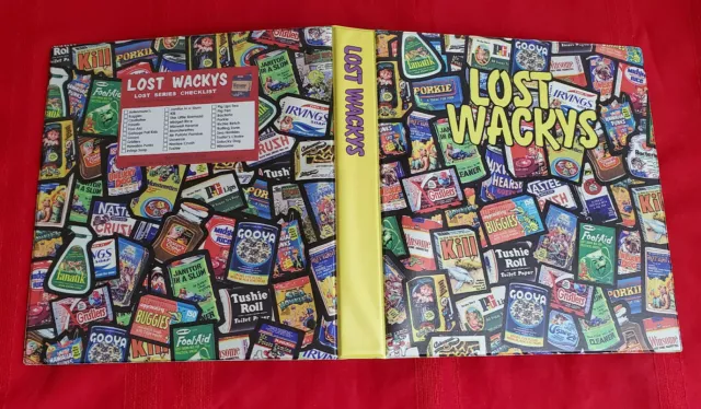 2005 Topps Lost Wacky Packages 1St Series Official Binder Brand New