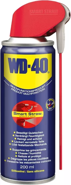 WD-40 49660 Multifunktionsprodukt Smart Straw 200ml Bestseller Rost entfernen