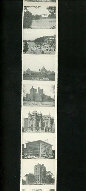 Buffalo, New York NY Vintage Fold Out Novelty postcard Old Home Week w/ views 5