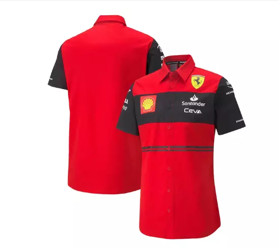 🏎 Polo Carlos Sainz 👕 Ferrari temporada 2023 ✅ Edición Especial