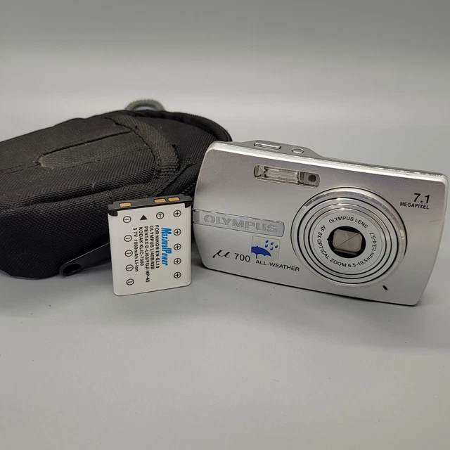 Olympus Mju 700 7.1MP Compact Digital Camera Silver Tested
