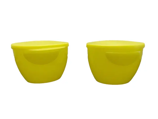 Bowls Tupperware 2 Yellow 4626A-2 Hanging Dip Open House Collection 470ml
