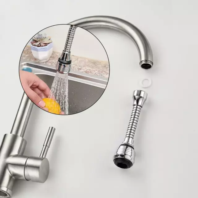 Kitchen Tap Aerator 360° Rotate Faucet Swivel End Diffuser Adapter Filter GOOD