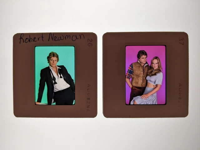 Dw6-413 Robert Newman Lot (2) 35Mm Orig Slide Via Dianna Whitley
