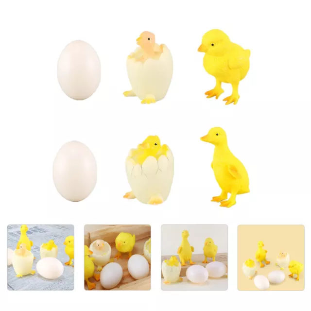 Simuliertes Huhn Und Ente Kinder Lernen Spielzeug Hühnerente