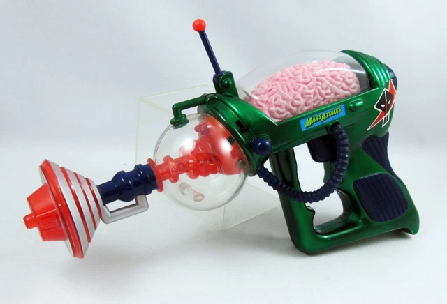 アメコミ TRENDMASTERS MARTIAN BRAIN DISINTEGRATOR Mars Attacks Martian Brain Disintegrator Roleplay Toy Blue