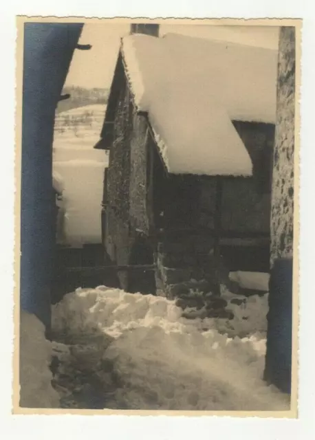LIV2312  Photographie photo vintage Beuil 06 Alpes maritimes Valberg neige hiver