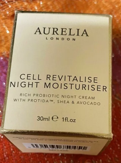 AURELIA Probiotic Skincare~Cell Revitalise Night Moisturiser 30ml / 1 fl oz BNIB