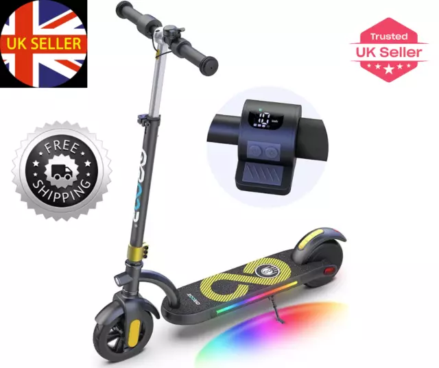 Gyroor H40 Electric Scooter for Kids Age 8-12 with 180W Motor, LED Display, LED