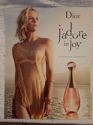 Dior J'Adore 2009 papier glacé Perfume ad Dior Publicité papier Parfum 