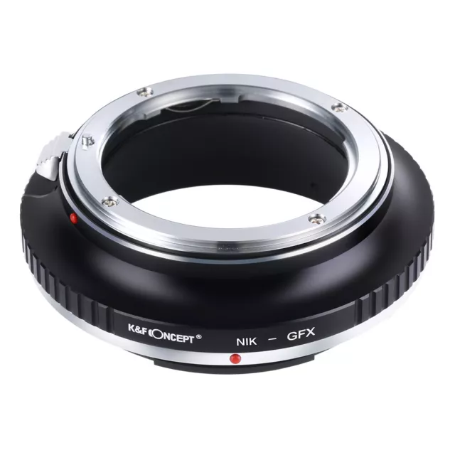 K&F Concept Lens Adapter for Nikon F Mount Lens to Fuji GFX Medium Format Camera 3