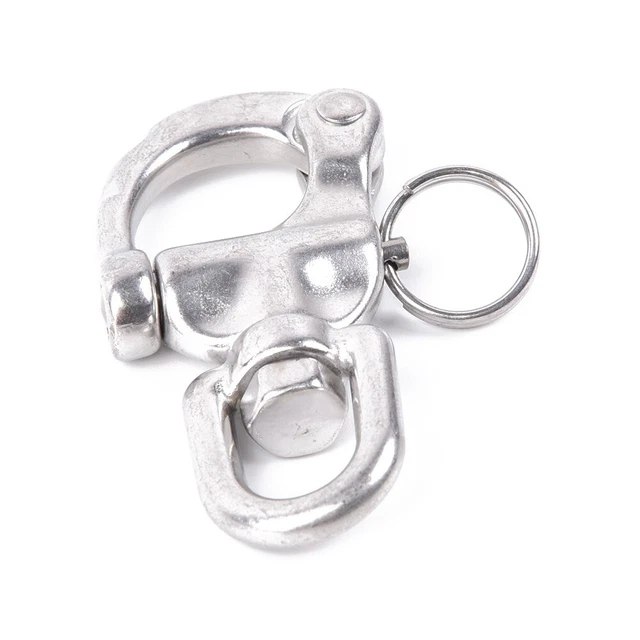 316-Stainless Mâchoire Pivot Pression Acier Crochet Eye Fourche Marine Bateau