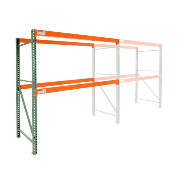 Global Industrial Teardrop Pallet Rack Add-On 108"W x 24"D x 96"H