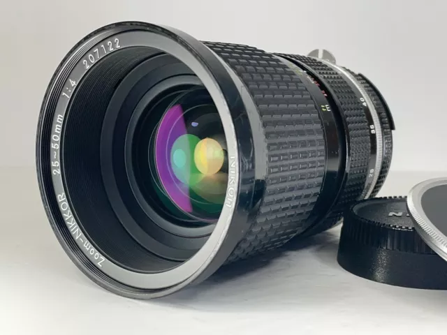 [Óptico Casi Mint ] Nikon Ai-S Zoom-Nikkor 25-50mm F / 4Mf Ais Objetivo De Japón