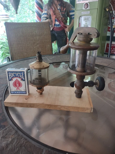 antique brass hit miss oilers