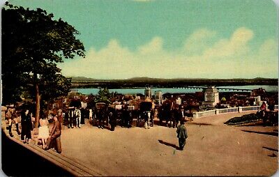 Montreal Quebec, Canada~Observation Point on Top of Mount Royal~Postcard