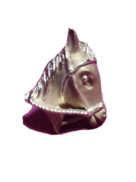 Horse ~ Nice Gold Tone Horse Lapel / Hat / Tie Tack Pin